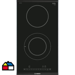 BOSCH - Encimera Vitrocerámica 2 Platos Negro PKF375FP1E