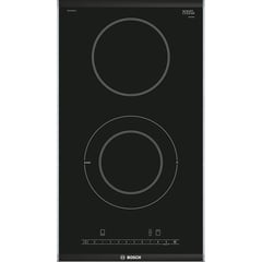 BOSCH - Encimera Vitrocerámica 2 Platos Negro PKF375FP1E