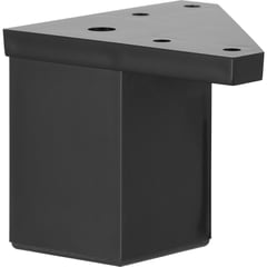 FIXSER - Pata cuadrada abs negro 40x60 mm