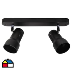 BYP - Barra 2 luces R63 negro