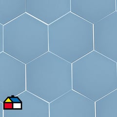 KLIPEN - Cerámica 20x23 cm Hexagon Azul 1.001 m2
