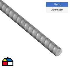 METALCON - Fierro 0 10 mm A-63 unidad 6 metros