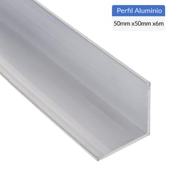 SUPERFIL - Ángulo Gris Aluminio 50x50x3 mm 6 m