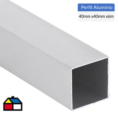SUPERFIL - Tubular Aluminio 40x40x1 mm Mate 6 m