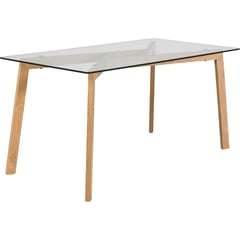 JUST HOME COLLECTION - Mesa comedor vidrio