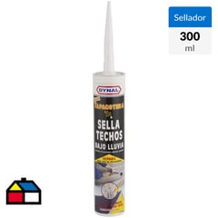 DYNAL - Sellante tapagoteras para techumbres para pistola calafatera 300 ml