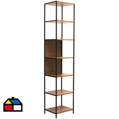 DECOCASA - Estante 6 repisas 45x211,5x36 cm Steel Quadra