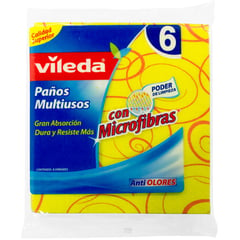 VILEDA - Paño multiuso 6 unidades