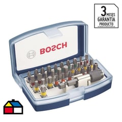 BOSCH - Set de 32 piezas para atornillar