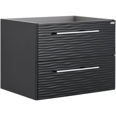 VALENZUELA - Mueble vanitorio 2 cajones Negro