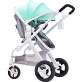 KIDSCOOL - Coche cuna Verde Gris/verde