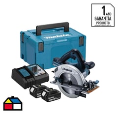 MAKITA - Sierra circular inalámbrica 7 1/4" 18V + 2 baterías