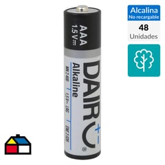 DAIRU - Pack de 48 pilas AAA