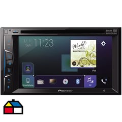 PIONEER - Radio para auto 2 DIN 6.2"