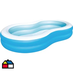 BESTWAY - Piscina inflable laguna azul