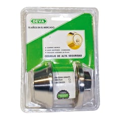 DEVA - Cerrojo llave mariposa Seguridad Inoxidable