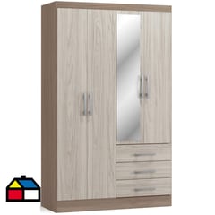 YARDAS - Clóset 4 puertas 3 cajones mod S484