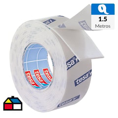 TESA - Cinta doble contacto resistente a la humedad 1,5mx19mm para azulejos