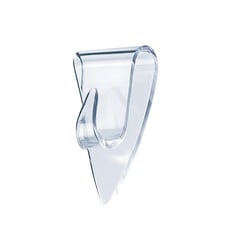 TESA - Gancho adhesivo para superficies transparentes y vidrio 0,2 kg