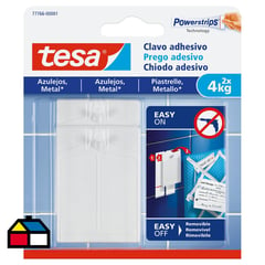TESA - Clavo adhesivo para azulejos y metal 4 kg