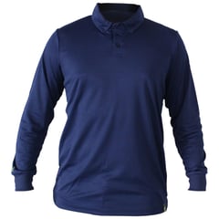 ALASKA - Polera cool dry manga larga azul talla m