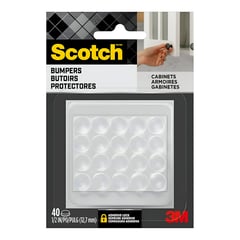 SCOTCH - Topes de Goma Transparentes 40 unidades