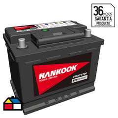 HANKOOK - Batería de auto 60 A positivo derecho 560 CCA