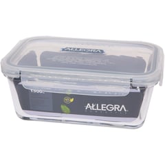 ALLEGRA - Hermético vidrio rectangular 1000 ml