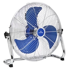 COMBI - Ventilador de piso industrial 18" gris/azul