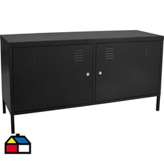 MALETEK - TV cabinet 119x63x40 cm Negro