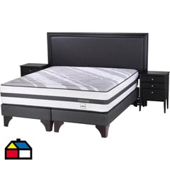 ROSEN - Cama Europea Driven King + muebles