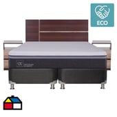 CIC - Box Spring Ortopedic Advance King + muebles