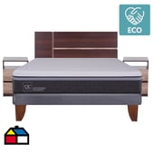 CIC - Cama Europea Ortopedic Advance 2 plazas BN + muebles