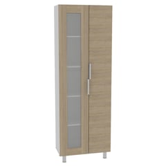 TUHOME - Despensa 70x35,8x205 cm Oak/blanco