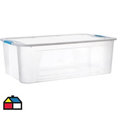 REYPLAST - Caja ultraforte transparente 30 l