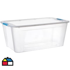 REYPLAST - Caja ultraforte transparente 46 l