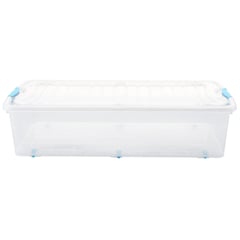 REYPLAST - Caja Bajo Cama 40x20x81 cm 48 l Transparente