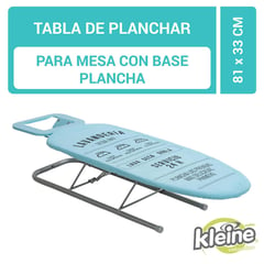 KLEINE WOLKE - Tabla planchar de mesa con apoya plancha 81x33 cm