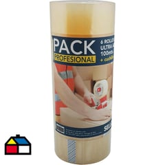 SELLOCINTA - Pack profesional 6 cintas ultra + cartonero