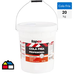 TOPEX - Cola fría prof 20kg Blanco