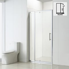 SENSI DACQUA - Mampara ajustable 6mm 80-100x185cm