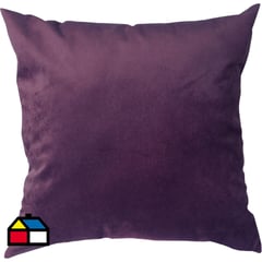 PALERMO - Cojín velvet purpura 40x40cm