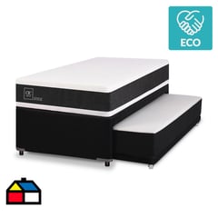 CIC - Divan Ortopedic Black 1.5 plazas