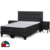 ROSEN - Cama europea TEMPO King + Muebles