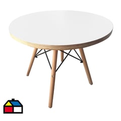 DE PIES A CABEZA - Mesa eames niños replica blanca