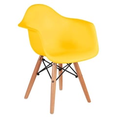 DE PIES A CABEZA - Silla Eame Amarillo 57x43x30 cm