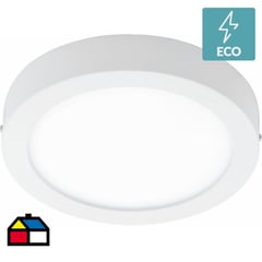 EGLO - Panel sobrepuesto Fueva blanco 17W led luz fría