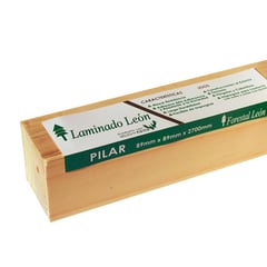 LEON - Pilar Laminado Pino Radiata 89 x 89 mm 2,70 m