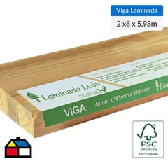 LEON - Viga Laminada Madera Natural