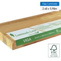 LEON - Viga Laminada Madera Natural